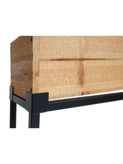 Hochbeet L32, Gestell schwarz, naturfarben