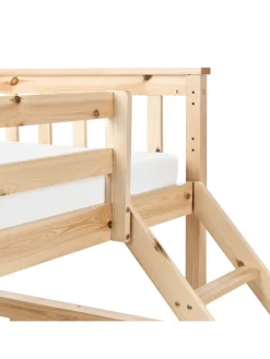 Hochbett BIERNE in Braun - (W) 149 x (H) 150 x (L) 210 cm