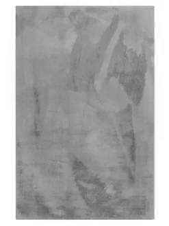 Hochflorteppich Alice in grau