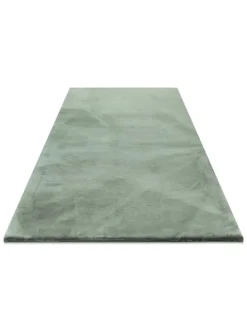 Hochflorteppich Alice in Salbei Grün