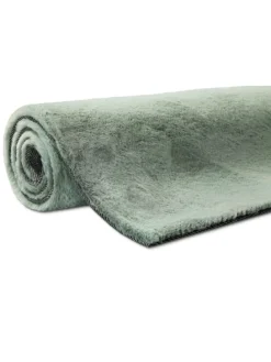 Hochflorteppich Alice in Salbei Grün