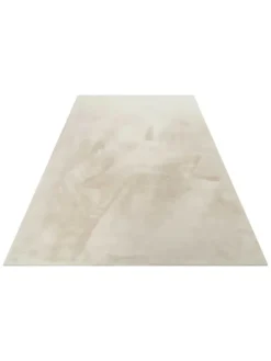 Hochflorteppich Alice in creme beige