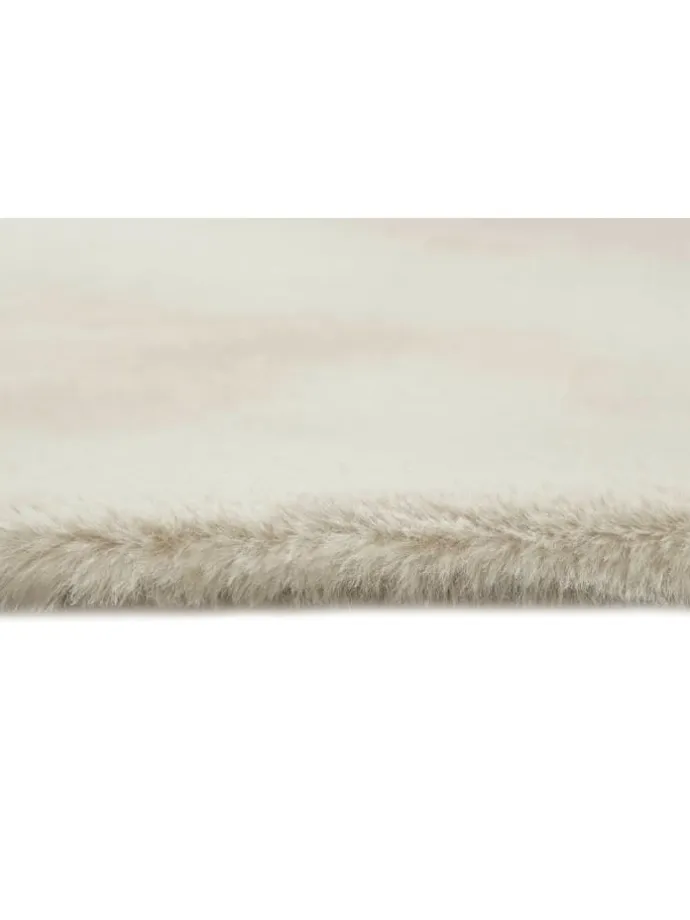 Hochflorteppich Alice in creme beige