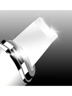 Hochfrequenz-Gesichtsmassagegerät in Weiß