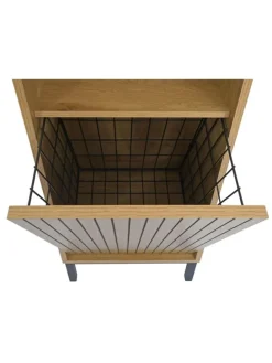 Hochschrank O42, Holzoptik natur