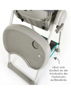 Hochstuhl & Babyliege Sit'n Relax - Hear in grau,gruen