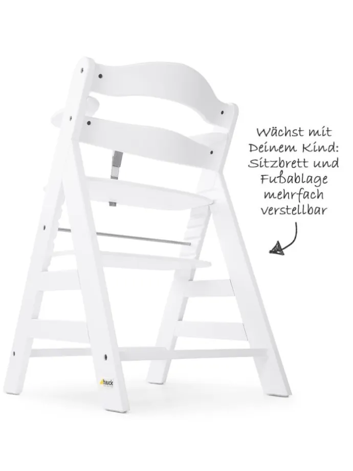 Hochstuhl Alpha Plus - White in weiss