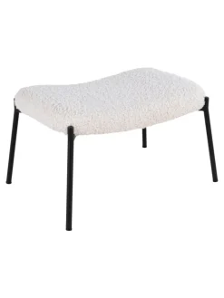 Hocker Glasgow Weiß 61 x 41 cm