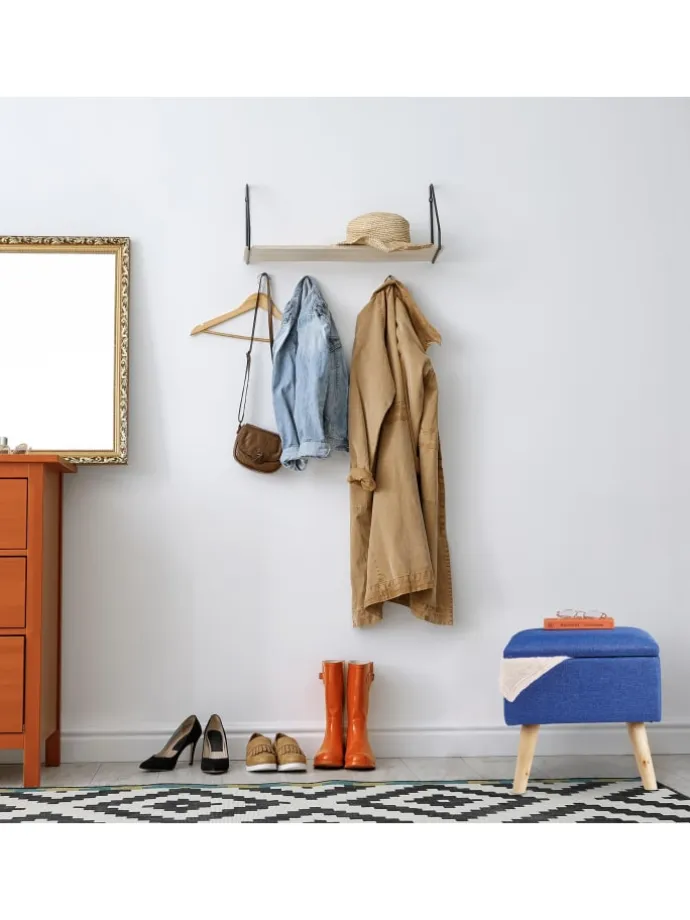 Hocker in Beige - (B)40x (H)40 x (T)40 cm