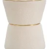 Hocker in Creme - (H)52 x Ø 43 cm