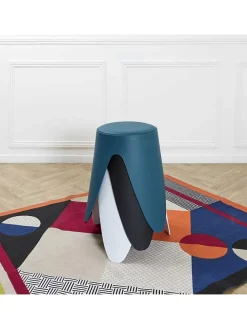 Hocker in Schwarz - (B)30 x (H)46 x (T)30 cm