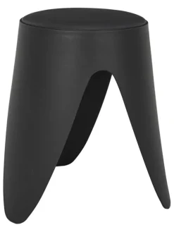 Hocker in Schwarz - (B)30 x (H)46 x (T)30 cm