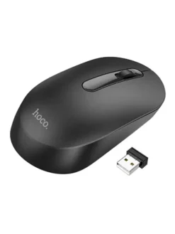 HOCO Funkmaus / Computermaus Platinium 2.4G GM14 schwarz in Schwarz