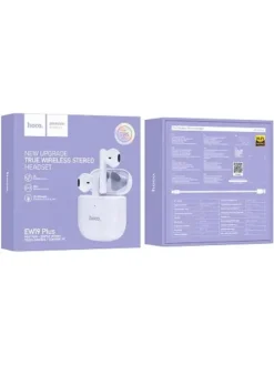 HOCO kabellose / Bluetooth-Stereo-Kopfhörer TWS EW19 Plus Delighted Li in Lila