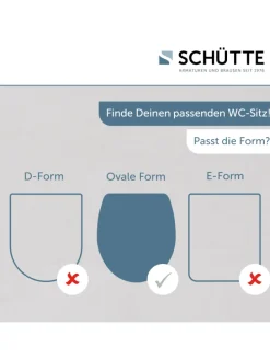 Holzkern WC-Sitz WHITE, mit Absenkautomatik