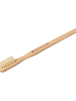 Holzzahnbürste groß in Hellbraun