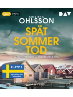 Hörbuch - Spätsommertod. Ein Schwedenkrimi mit August Strindberg
