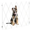 Hundeabsperrgitter in Weiß - (B)130 x (H)87,5 cm