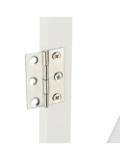 Hundeabsperrgitter in Weiß - (B)130 x (H)87,5 cm