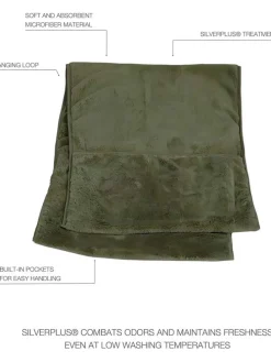 Hunde-Badetuch in Khaki