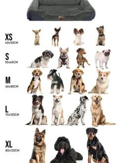 Hundebett Hanko in Anthrazit