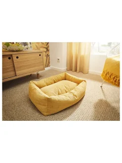 Hundebett "Tudor" in Gelb