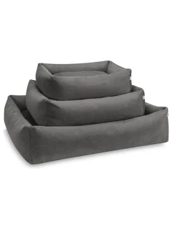 Hundebett-Bezug "Tudor" in Anthrazit