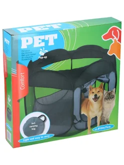 Hundegehege in Grau - (H)75 x Ø 100 cm