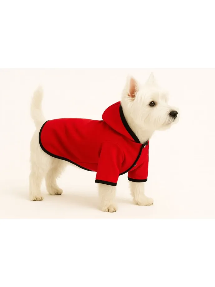 Hundehoodie in Rot