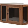 Hundehütte Eckdesign 114x60x68cm in Braun