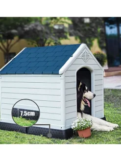 Hundehütten M in Weiß