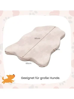 Hundekissen waschbar in Beige