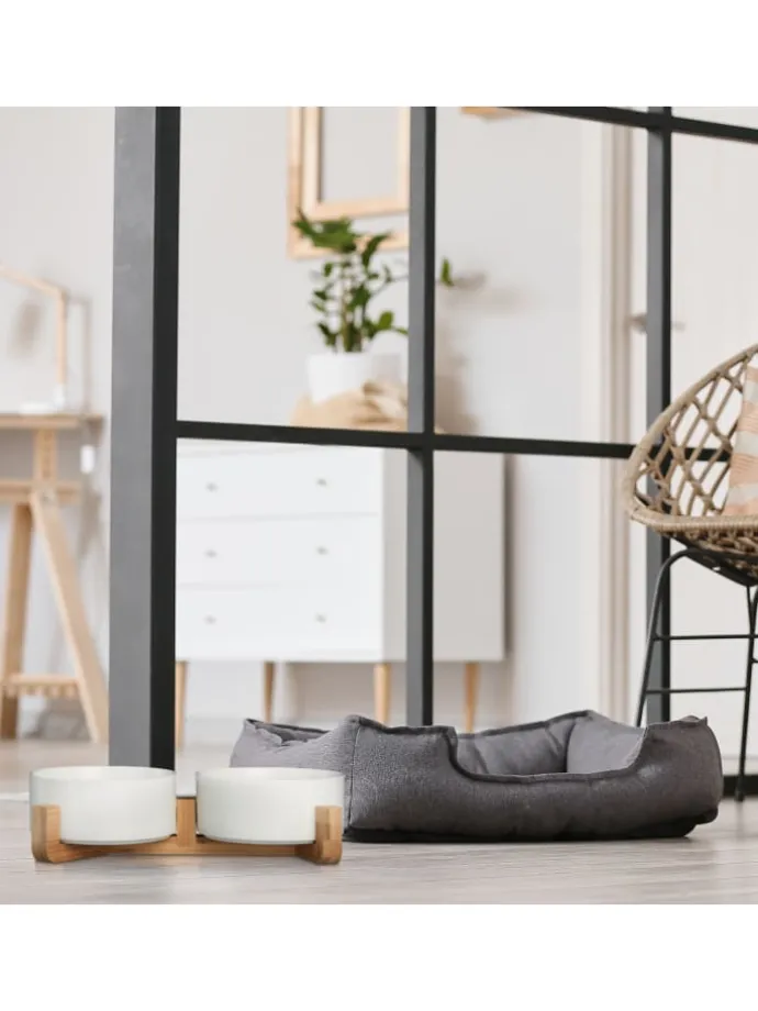 Hundenapfbar in Weiß - 850 ml