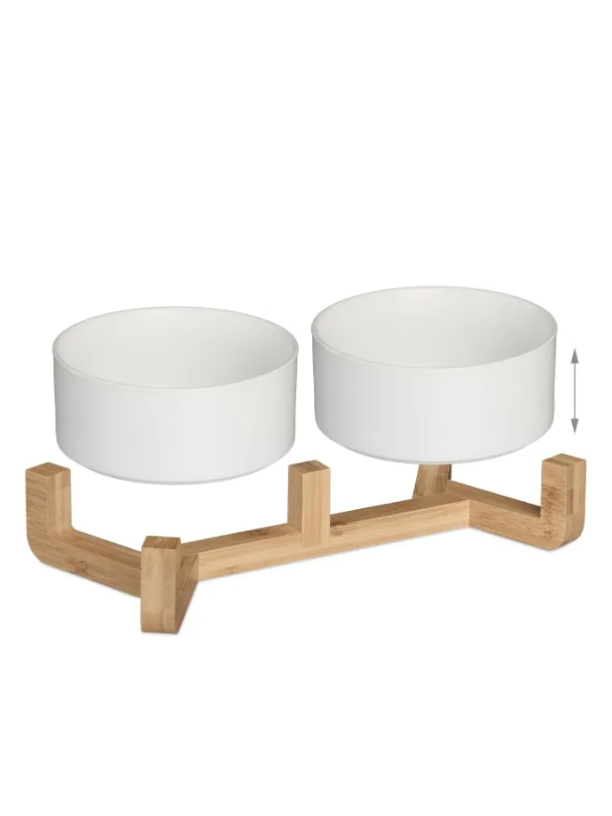 Hundenapfbar in Weiß - 850 ml