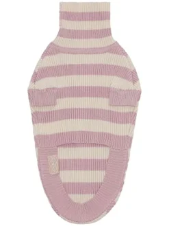 Hundepullover in Rosa/ Creme