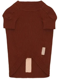 Hundepullover in Rot/ Creme