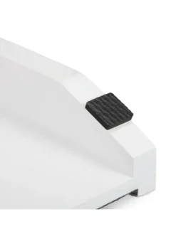 Hunderampe in Grau/ Weiß