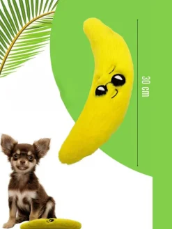 Hundespielzeug in Gelb - (L)30 cm