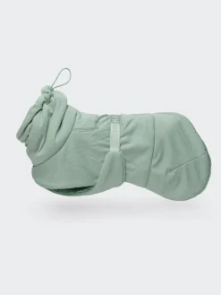 Hunde-Trockenmantel in Hellgrün