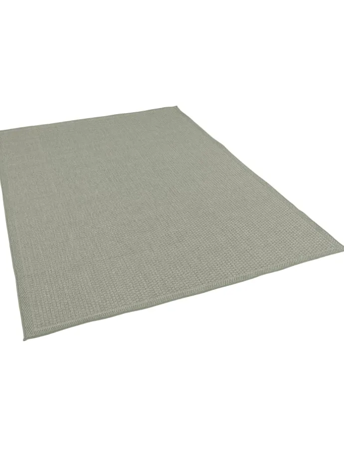 In & Outdoor Teppich Flachgewebe Marbella Uni in Groen