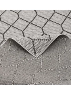 In & Outdoor Teppich Marbella Modern in Grijs