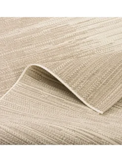 In & Outdoor Teppich Natur Panama Verlauf in Grijs