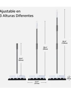 2in1 Besen & Abzieher in Weiß