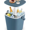 3-in-1 Kühltisch Cool Bar in Blau