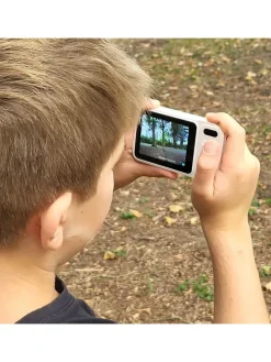 2-in-1 Kinder-Kamera in Weiß - ab 8 Jahren