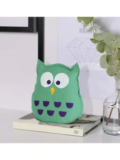 2in1 Türstopper und Raumluftentfeuchter in Grün - (B)15 x (H)18 x (T)9 cm