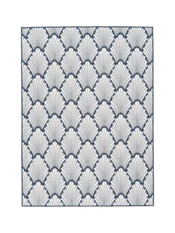 In- und Outdoor Teppich Beidseitig Cape Cod Modern in Blau