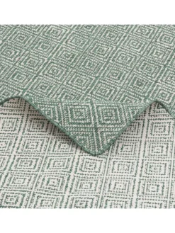 In- und Outdoor Teppich Beidseitig Newport Modern in Grün