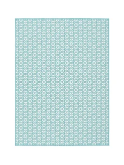 In- und Outdoor Teppich Beidseitig Cape Cod in Türkis