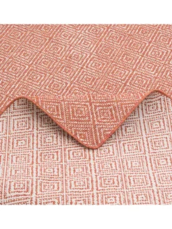 In- und Outdoor Teppich Beidseitig Newport Modern in Terrakotta